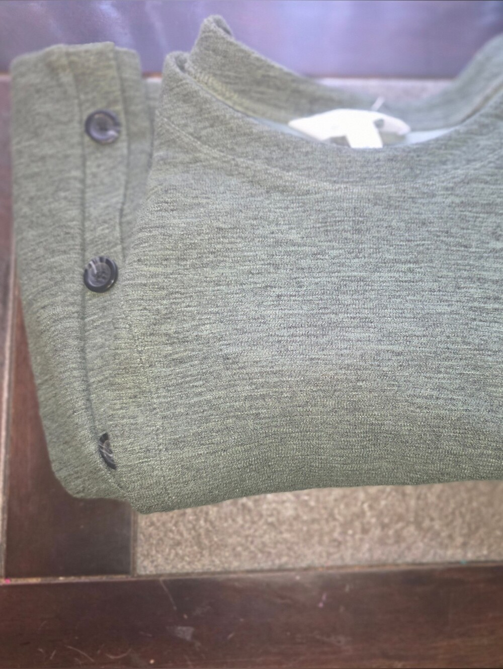 Market & Spruce Olive Green Knit Joggers